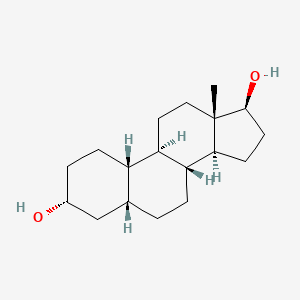 molecular formula C18H30O2 B1216164 5beta-Estrane-3alpha,17beta-diol CAS No. 10002-97-8