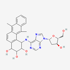 molecular formula C30H31N5O6 B1216175 Antibiotic LIQ 4 CAS No. 99745-71-8
