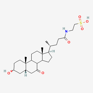 Tauro-3alpha-hydroxy-7-keto-5beta-cholanoic acid