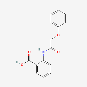 molecular formula C15H13NO4 B1216206 N-(2-Carboxyphenyl)phenoxyacetamide CAS No. 18704-92-2