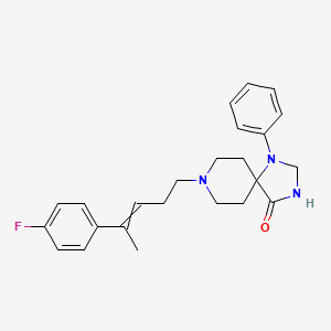 molecular formula C24H28FN3O B1216210 Spirilene CAS No. 357-66-4