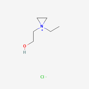 1-Ethyl-1-(2-hydroxyethyl)aziridinium chloride