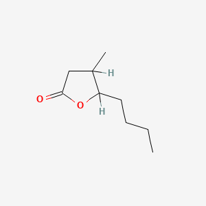 molecular formula C9H16O2 B1216221 Whiskey lactone CAS No. 39212-23-2