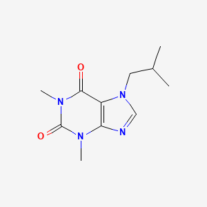molecular formula C11H16N4O2 B1216222 Isbufylline CAS No. 90162-60-0