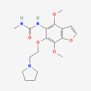molecular formula C18H25N3O5 B1216229 Carocainide CAS No. 66203-00-7