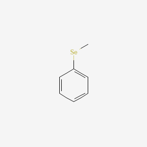 molecular formula C7H8Se B1216233 Methyl phenyl selenide CAS No. 4346-64-9