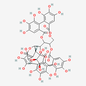 molecular formula C46H34O30 B1216238 Grandinin CAS No. 115166-32-0