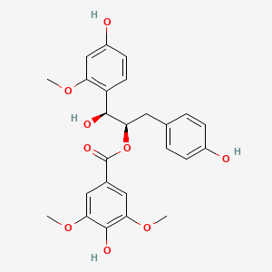 molecular formula C25H26O9 B1216240 Eryvarinol A 