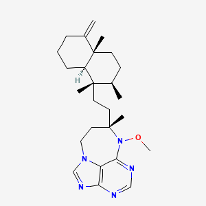 molecular formula C26H39N5O B1216243 Asmarine G 