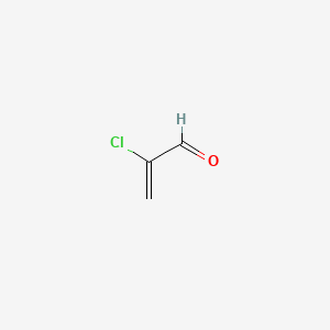 molecular formula C3H3ClO B1216256 2-Chloroacrolein CAS No. 683-51-2