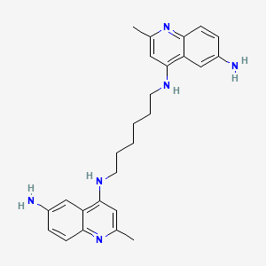 1,6-Bis(6-amino-2-methyl-4-quinolylamino)hexane