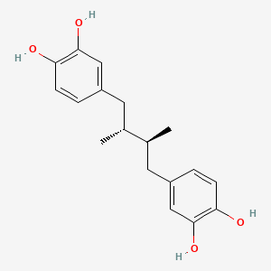 molecular formula C18H22O4 B1216277 Masoprocol CAS No. 27686-84-6