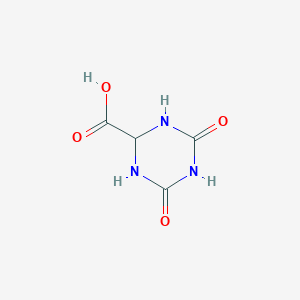 molecular formula C4H5N3O4 B1216280 Dihydro-5-azaorotic acid CAS No. 499-09-2