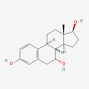 molecular formula C18H24O3 B1216284 7alpha-Hydroxyestradiol CAS No. 3398-11-6