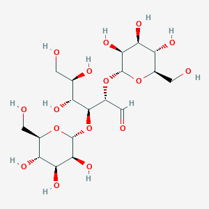 molecular formula C18H32O16 B1216287 3,6-Di-O-(alpha-mannopyranosyl)mannose CAS No. 69401-47-4