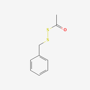 molecular formula C9H10OS2 B1216301 乙酰基苄基二硫化物 CAS No. 5797-02-4
