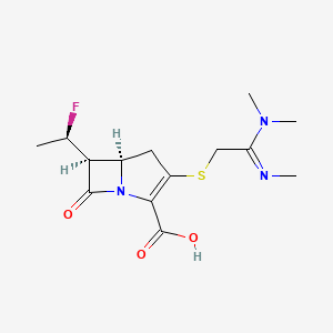 molecular formula C14H20FN3O3S B1216310 Antibiotic 88617 CAS No. 112525-65-2