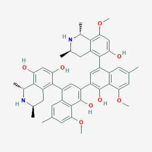 molecular formula C47H50N2O8 B1216314 Michellamine D 