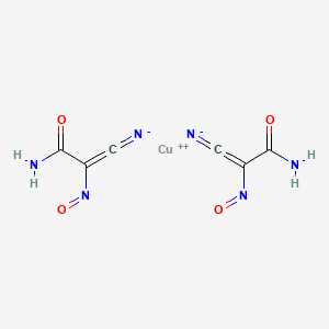 2-Cyano-2-hydroxyiminoacetamide copper