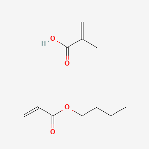 molecular formula C11H18O4 B1216379 Butyl prop-2-enoate; 2-methylprop-2-enoic acid CAS No. 25035-82-9