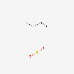 molecular formula C4H8O2S B1216383 But-1-ene;sulfur dioxide CAS No. 25104-10-3