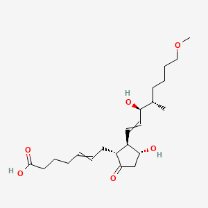 7-[(1R,2R,3R)-3-hydroxy-2-[(3S,4S)-3-hydroxy-8-methoxy-4-methyloct-1-enyl]-5-oxocyclopentyl]hept-5-enoic acid