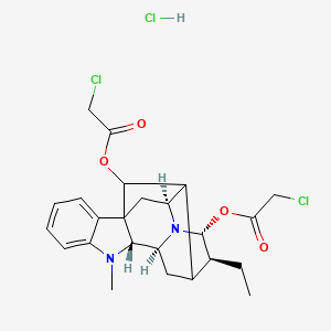Bis(monochloroacetyl)ajmaline
