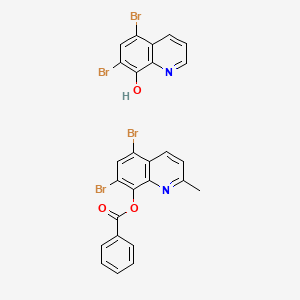 molecular formula C26H16Br4N2O3 B1216391 Intestopan CAS No. 8060-82-0