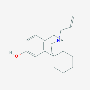 molecular formula C19H25NO B1216404 Morphinan-3-ol, 17-(2-propenyl)- 