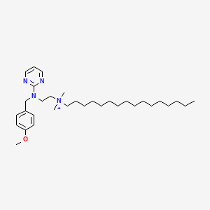 molecular formula C32H55N4O+ B1216406 Thonzonium CAS No. 25466-36-8