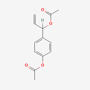 molecular formula C13H14O4 B1216414 Galangal acetate CAS No. 53890-21-4
