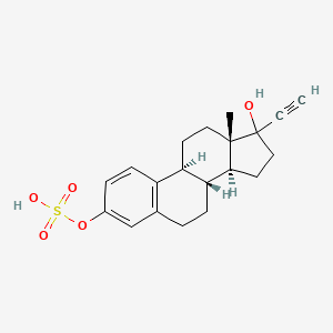 molecular formula C20H24O5S B1216422 Ethinyl estradiol sulfate CAS No. 109945-72-4