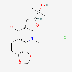 molecular formula C17H20ClNO5 B1216427 O-4-Methylhydroxyluninium CAS No. 55812-57-2