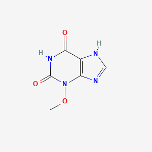 molecular formula C6H6N4O3 B1216432 3-Methoxyxanthine CAS No. 30345-91-6