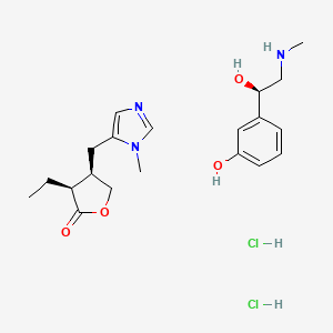 molecular formula C20H31Cl2N3O4 B1216433 Glauko-biciron CAS No. 66510-07-4