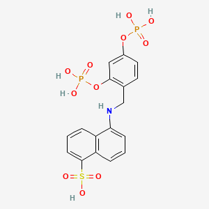 molecular formula C17H17NO11P2S B1216440 Dipans CAS No. 66731-46-2