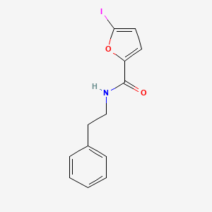 molecular formula C13H12INO2 B12164506 5-iodo-N-(2-phenylethyl)furan-2-carboxamide 