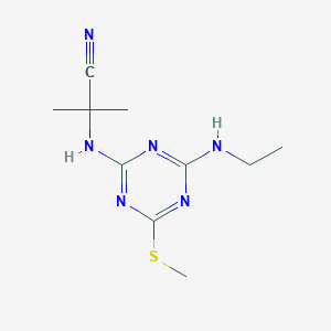 molecular formula C10H16N6S B1216453 Cyanatryn CAS No. 21689-84-9