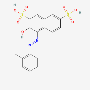 molecular formula C18H16N2O7S2 B1216454 Ponceau MX CAS No. 7481-49-4