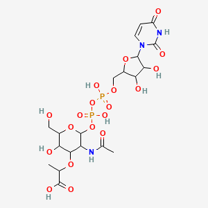molecular formula C20H31N3O19P2 B1216457 UDP-N-acetylmuraminate 