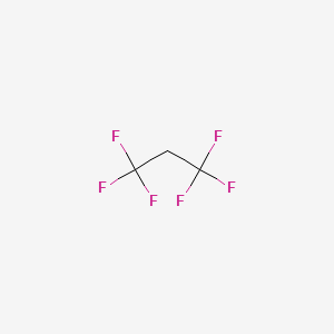 molecular formula C3H2F6 B1216460 1,1,1,3,3,3-Hexafluoropropane CAS No. 690-39-1