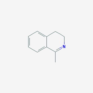 molecular formula C10H11N B1216472 1-Methyl-3,4-dihydroisoquinoline CAS No. 2412-58-0