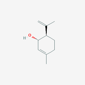 molecular formula C10H16O B1216475 (-)-trans-Isopiperitenol 