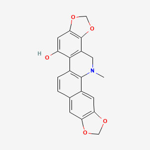 molecular formula C20H15NO5 B1216481 10-Hydroxydihydrosanguinarine 