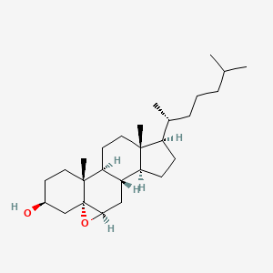 molecular formula C27H46O2 B1216482 5,6beta-Epoxy-5alpha-cholestan-3beta-ol 