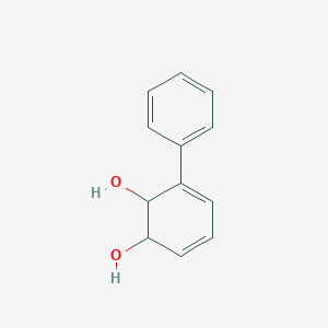 molecular formula C12H12O2 B1216484 3-Phenylcyclohexa-3,5-diene-1,2-diol 