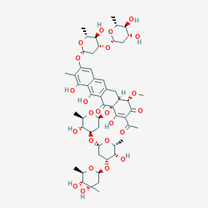 molecular formula C53H72O24 B1216492 Premithramycin B 