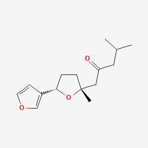 molecular formula C15H22O3 B1216505 Ngaione CAS No. 581-12-4