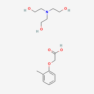 molecular formula C15H25NO6 B1216511 Crezacin CAS No. 55543-68-5