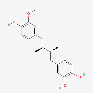 molecular formula C19H24O4 B1216512 Heminordihydroguaiaretic acid CAS No. 54473-24-4